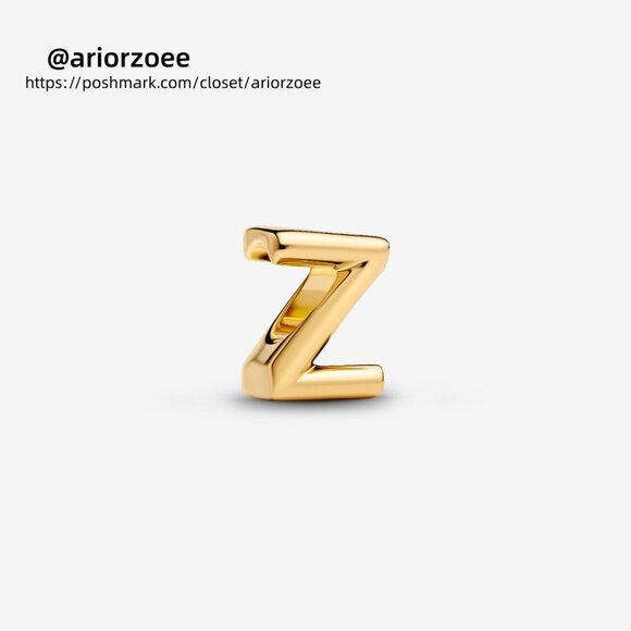 Pandora Letter Z Alphabet Charm - Picture 1 of 5